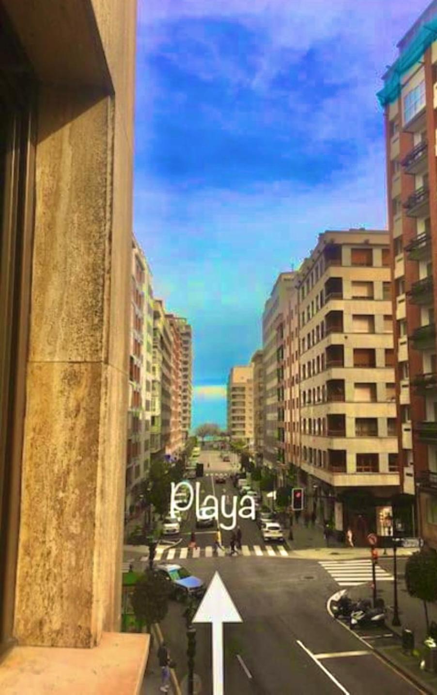 Rocamar Centro Playa San Lorenzo - Parking Gratuito Gijón Dış mekan fotoğraf